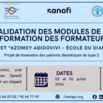Lancement de l’atelier de validation des modules de formation du projet « AZOMEY ADIDOVIVI – École du diabète »